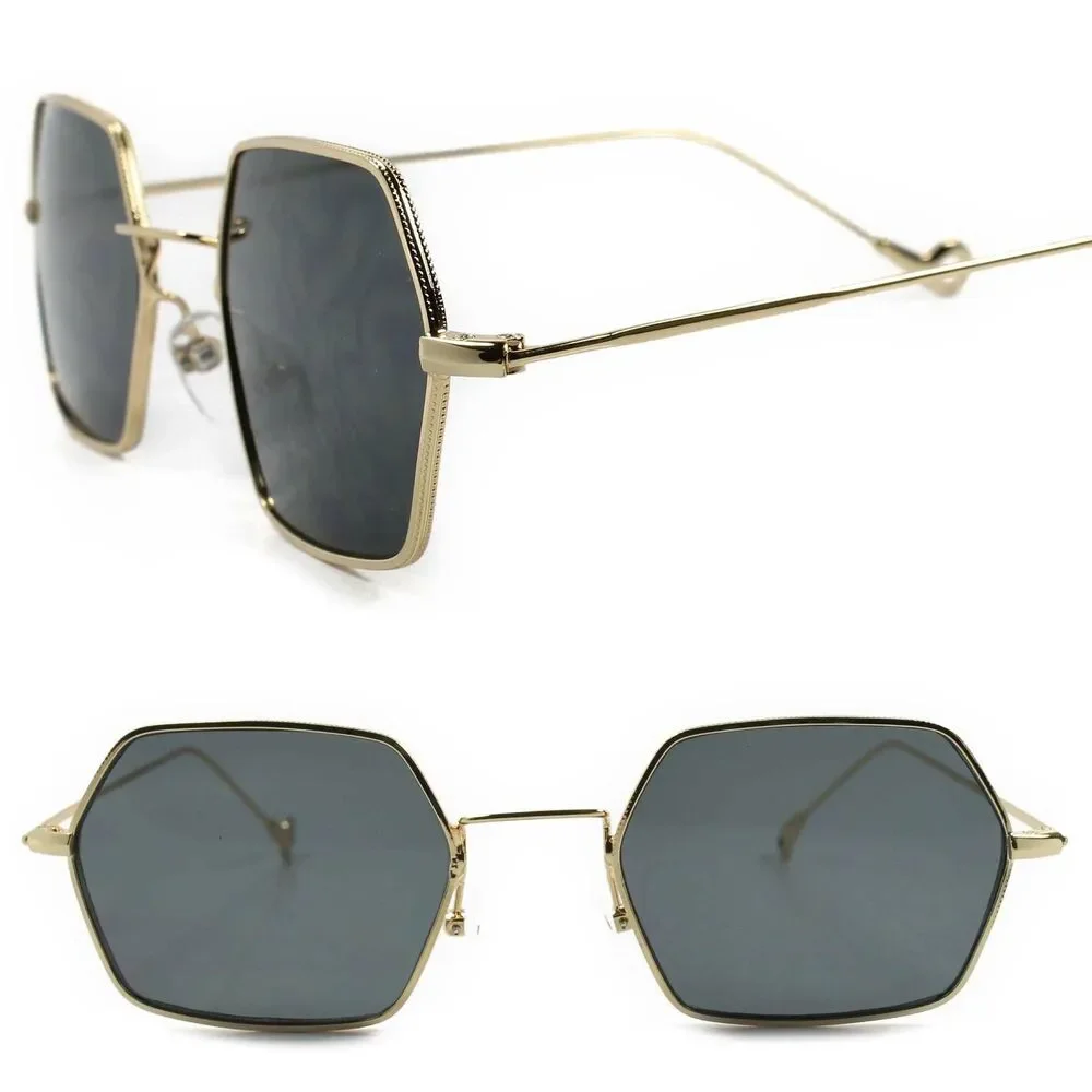 Old Classic Indie Retro Hippie Funky Gothic Gold Steampunk Polygon Sunglasses